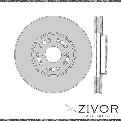 New PROTEX Rotor - Front For LEXUS IS300 JCE10R 4D Sdn RWD 2001 - 2005 #DR748