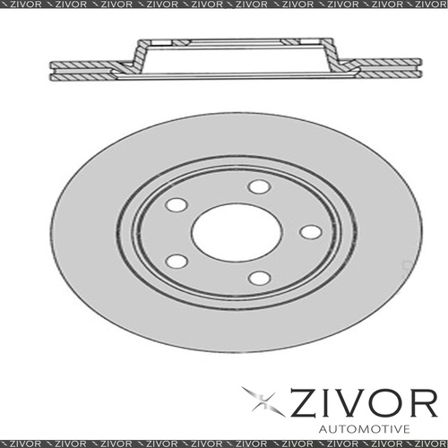 PROTEX Rotor - Front For AUDI A4 B5 4D Wgn FWD 1995 - 2001 By ZIVOR #DR806