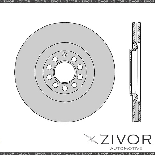 New PROTEX Rotor - Front For AUDI TT 8N 2D Roadster FWD 2003 - 2006 #DR838