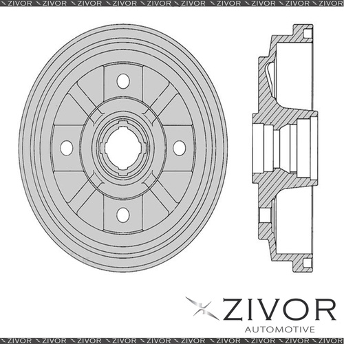 New PROTEX Brake Drum For MAZDA 323 BD E5 4 Cyl CARB 1981 - 1985 #DRUM1611