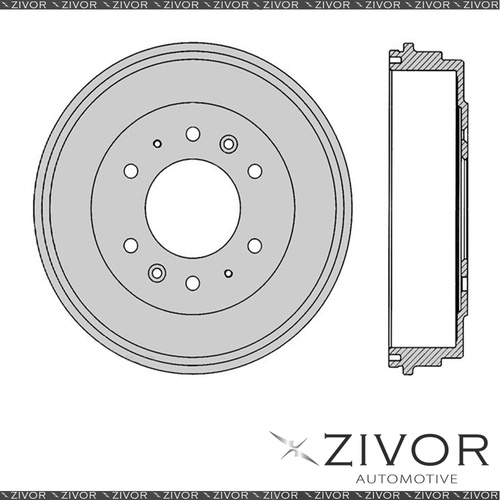 PROTEX Brake Drum For FORD SPECTRON . NA 4 Cyl CARB 1983-1984 #DRUM1625