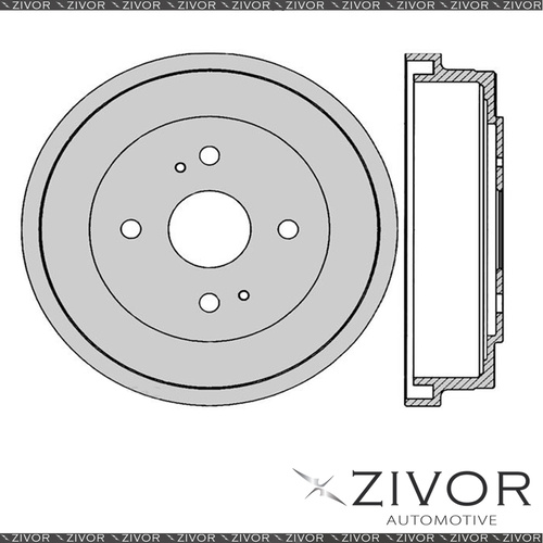 PROTEX Brake Drum For TOYOTA CRESSIDA MX32R 4M 6 Cyl CARB 1977 - 1981 #DRUM1735