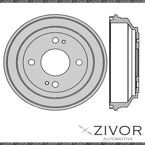 New PROTEX Brake Drum For HONDA CIVIC EG D16Y1 4 Cyl MPFI 1993 - 1995 #DRUM1822