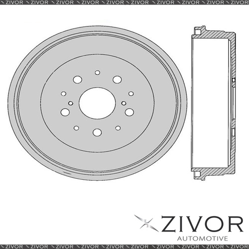PROTEX Brake Drum For TOYOTA HILUX GGN15R 1GRFE V6 MPFI 2005 - 2015 #DRUM4138