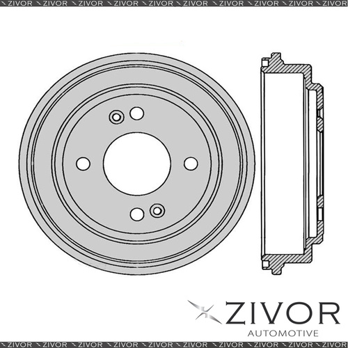 New PROTEX Brake Drum For HYUNDAI GETZ TB G4EA 4 Cyl MPFI 2002 - 2005 #DRUM4148