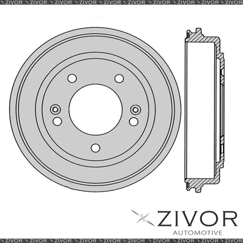 PROTEX Brake Drum For KIA SOUL AM D4FB 4 Cyl Direct Inj 2009 - 2014 #DRUM4151