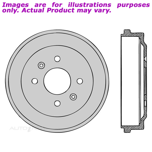 New PROTEX Brake Drum For HOLDEN SPARK MP DC48A 1.4L 4D Hatchback FWD DRUM4202