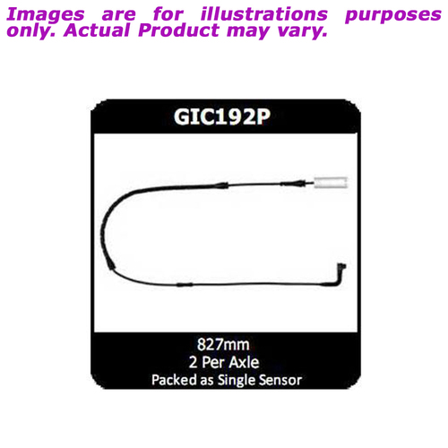 New PROTEX Disc Pad Elect Wear Sensor - Front For BMW 840Ci E31 E31 4.0L GIC192P