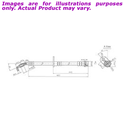 New PROTEX Hydraulic Hose - Front Left For TOYOTA RAV4 SXA10C SXA10C 2.0L H1916