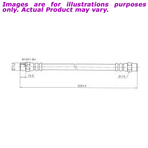 New PROTEX Hydraulic Hose - Rear Left Inner For BMW 525i E28 E28 2.5L H3132