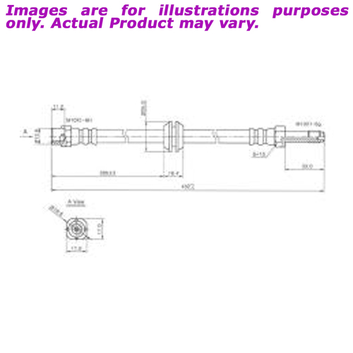 New PROTEX Hydraulic Hose - Front For BMW 318i E46 E46 1.9L H3218