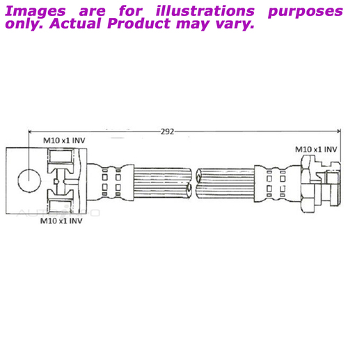 New PROTEX Hydraulic Hose - Rear For NISSAN SKYLINE R31 WCFR31 3.0L H3298