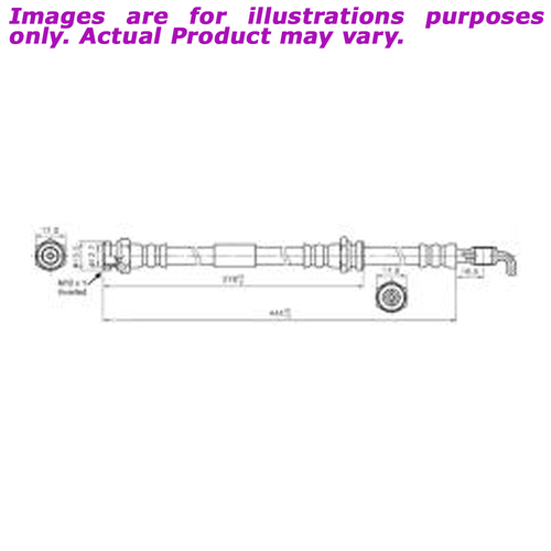 New PROTEX Hydraulic Hose - Front For MAZDA CX-7 ER ERA 2.2L H3686