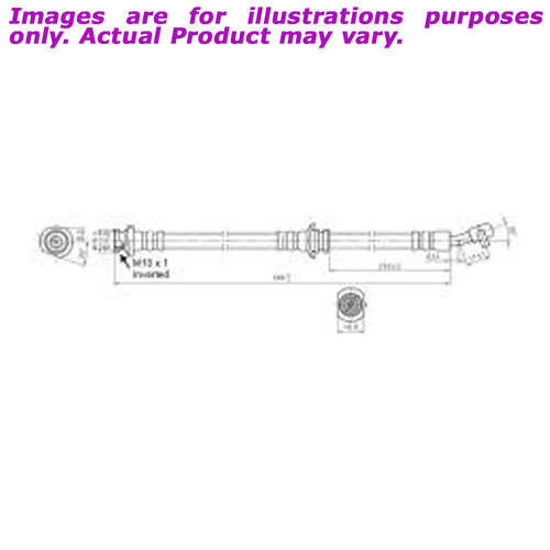 New PROTEX Hydraulic Hose - Front Right For BMW 335i E90 E90 3.0L H3728