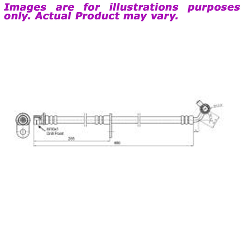 New PROTEX Hydraulic Hose - Rear For HONDA CRV RD RD7 2.4L 4D SUV 4WD H3772