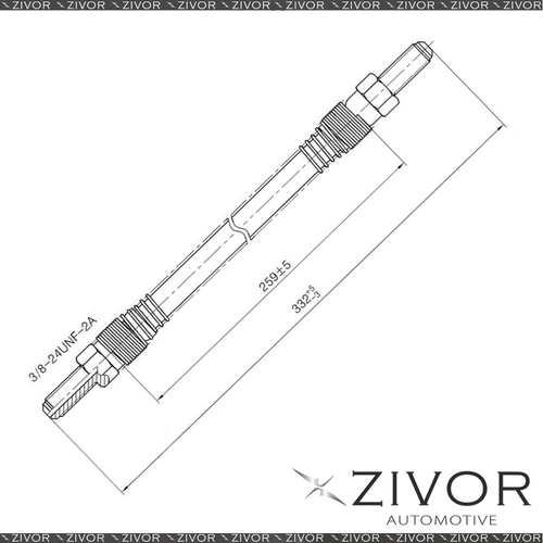New PROTEX Hydraulic Hose - Front For ROVER 2000 P6 4D Sdn RWD 1963 - 1973 #H676