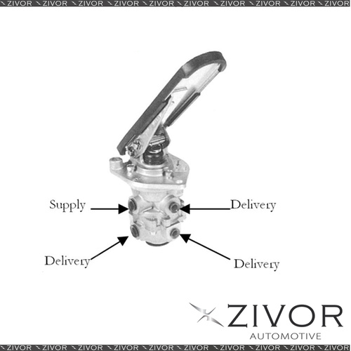 PROTEX Foot Valve For ISUZU FRR500 FRR33 2D 4X2 1996 - 2002 By ZIVOR #JA111