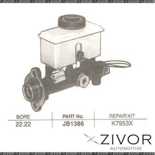 PROTEX Brake Master Cylinder For FORD COURIER PA 2D Ute RWD 1978-1982 #JB1386