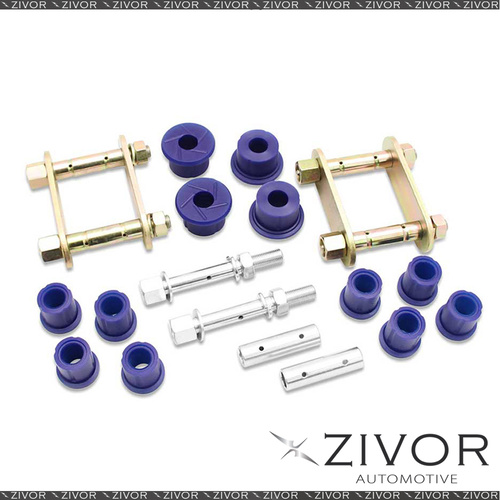 New SUPERPRO Greasable Shackle and Bushing Kit For ISUZU D-MAX 8DH #KIT070SK