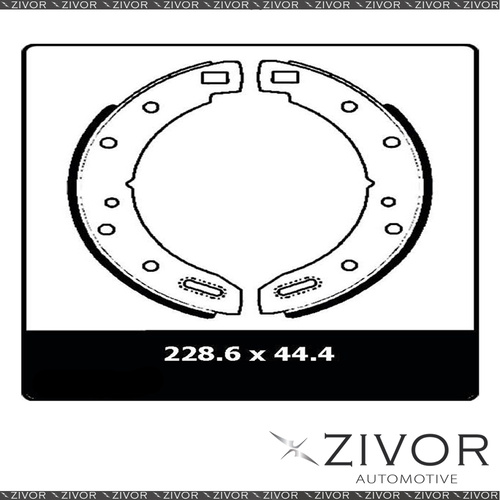 PROTEX Brake Shoes-Rear For WOLSELEY 15/60 . 4D Sdn RWD 1958-1961 #N1002