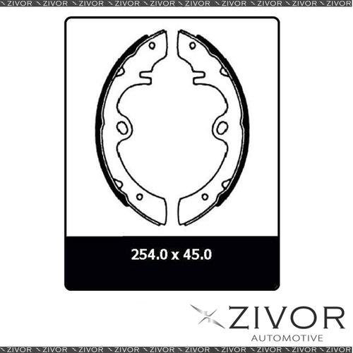 PROTEX Brake Shoes-Rear For NISSAN HOMER T20 2D C/C RWD 1972-1975 #N1075