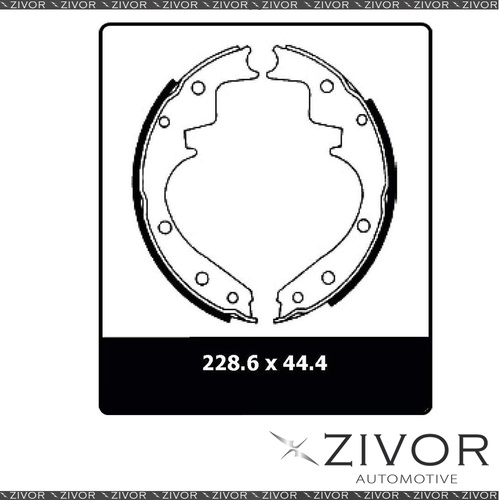 PROTEX Brake Shoes - Rear For HOLDEN PANEL VAN HR 2D Van RWD 1966 - 1968 #N1132