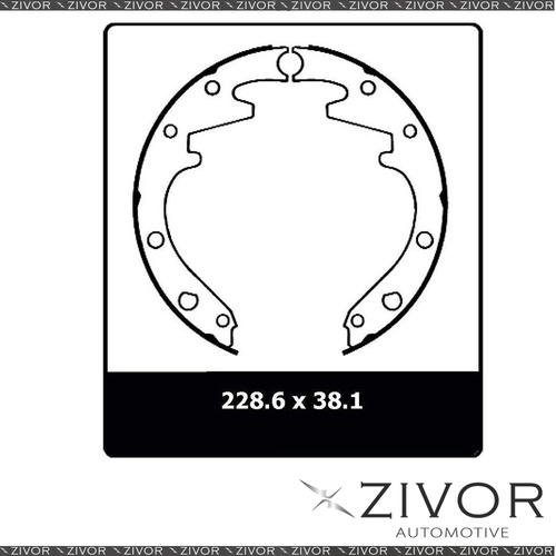 PROTEX Brake Shoes-Rear For FORD FALCON XK 2D Ute RWD 1960-1961 #N1164