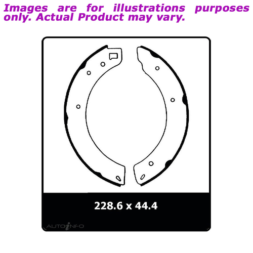 New PROTEX Brake Shoes - Rear For FORD CAPRI MK1 MK1 2.0L 2D Coupe RWD N1169