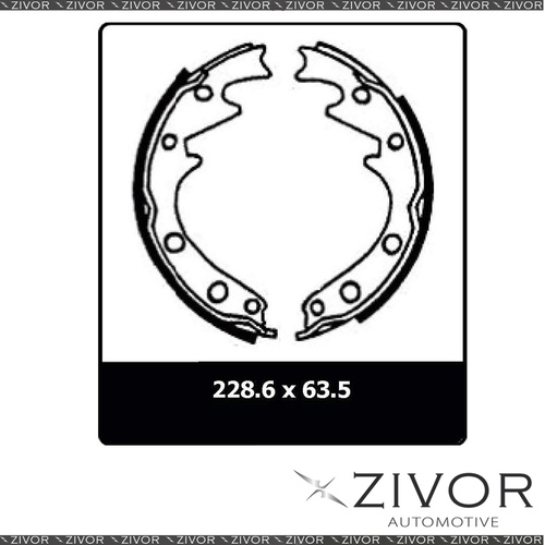 PROTEX Brake Shoes - Front For CHRYSLER VALIANT AP5 4D Sdn RWD 1963 - 1965 N1263