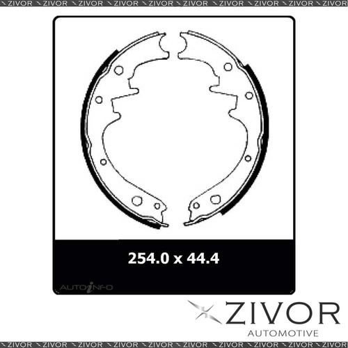 PROTEX Drum Brake Shoe For FORD FAIRLANE,FAIRMONT,FALCON XB,ZF By ZIVOR #N1271