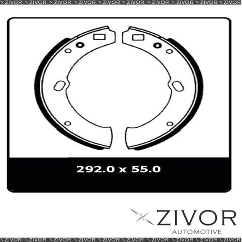 New PROTEX Brake Shoes-Front For NISSAN CABALL C141 2D Truck RWD 1962-1963 N1340