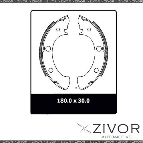 PROTEX Brake Shoes-Rear For SUBARU LEONE . 4D Sdn 4WD 1980-1984 #N1368