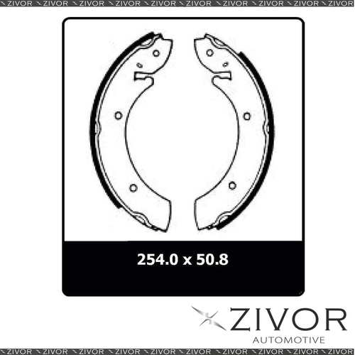 PROTEX Brake Shoes - Rear For CHRYSLER VALIANT VK 4D Wgn RWD 1975 - 1976 #N1380