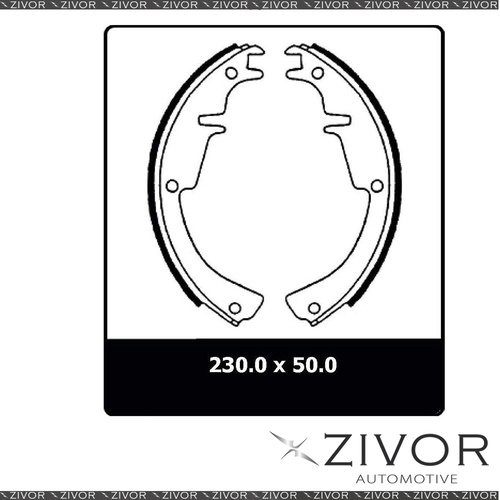 PROTEX Brake Shoes-Rear For HOLDEN GEMINI TE 2D Van RWD 1979-1982 #N1385
