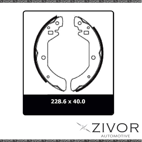 PROTEX Brake Shoes - Rear For NISSAN GAZELLE S12 2D Cpe RWD 1984 - 1988 #N1386