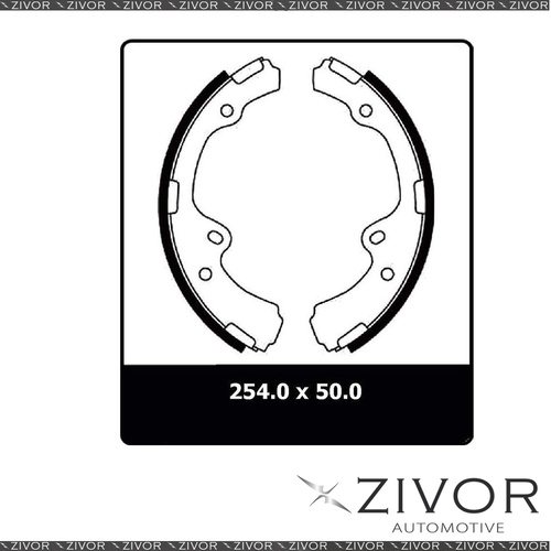 New PROTEX Brake Shoes-Front For TOYOTA HIACE RH11V 3D Van RWD 1970-1975 N1388