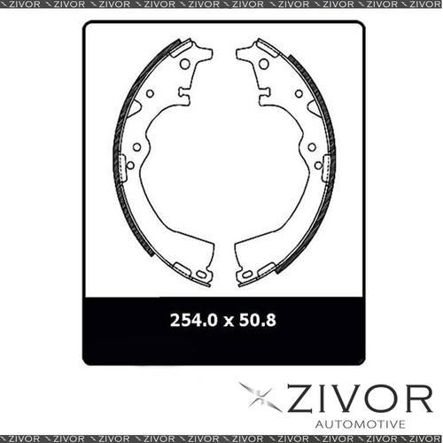 PROTEX Brake Shoes-Rear For TOYOTA CROWN MS85R 4D Sdn RWD 1974-1979 #N1396