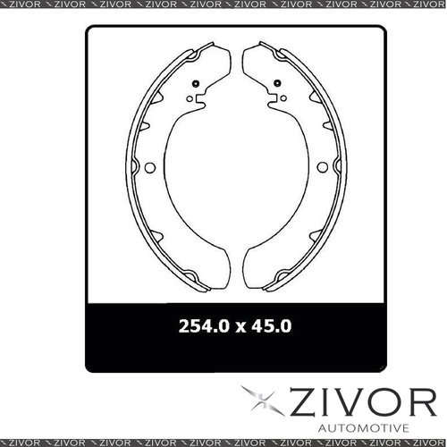 PROTEX Brake Shoes - Rear For TOYOTA BLIZZARD LD10R 2D Wgn 4WD 1980 - 1984 N1407