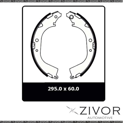 PROTEX Brake Shoes-Rear For TOYOTA LANDCRUISER HZJ75R 2D Ute 4WD 1990-1999 N1414