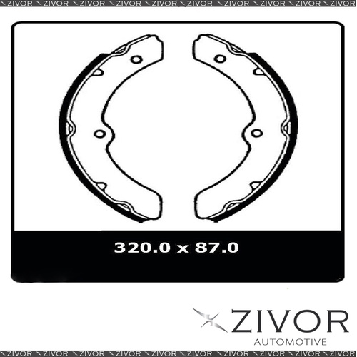 PROTEX Brake Shoes - Rear For TOYOTA COASTER BB20R 2D Bus RWD 1982 - 1983 #N1449