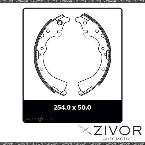 PROTEX Brake Shoe - Rear For TOYOTA HIACE TARAGO TOWNACE HILUX,MASTERACE #N1492