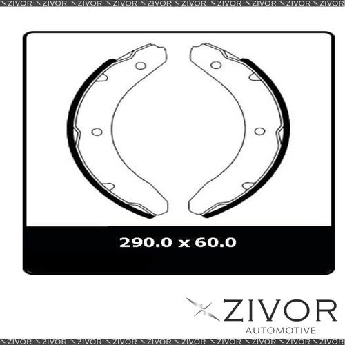 PROTEX Brake Shoes - Front For TOYOTA STOUT RK110R 2D Ute RWD 1968 - 1979 #N1494