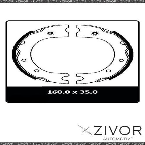 PROTEX Parking Brake Shoe For TOYOTA COASTER RB20R 2D Bus RWD 1982 - 1985 #N1542