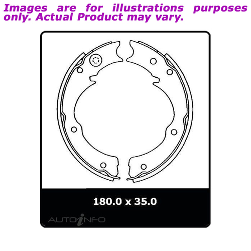New PROTEX Parking Brake Shoe For MAZDA T4100 . WE17T 4.1L 2D Truck RWD N1546