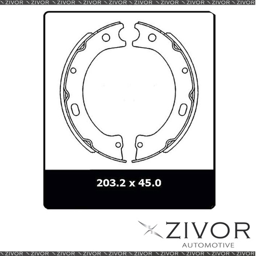 PROTEX Parking Brake Shoe For NISSAN PATROL GQ 4D SUV 4WD 1988-1997 #N1547
