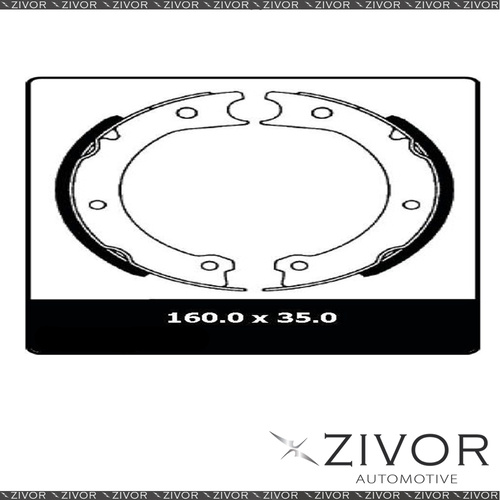 PROTEX Parking Brake Shoe For NISSAN CABSTAR H40 2D Truck 4X2 1981 - 1992 #N1548