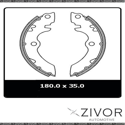 PROTEX Brake Shoes-Rear For SUZUKI HATCH . 2D Van FWD 1980-1985 #N1565