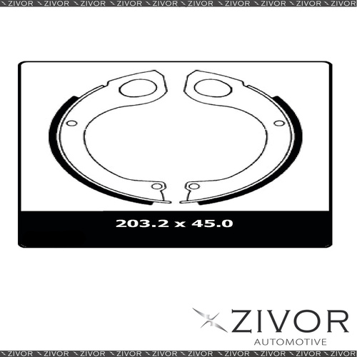 PROTEX Parking Brake Shoe For HINO RANGER PRO FC 2D Truck RWD 2003 - 2009 #N1582