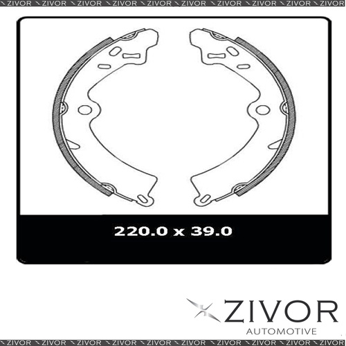 PROTEX Brake Shoes-Rear For SUZUKI SJ410 . 2D H/Top 4WD 1984-1987 #N1627