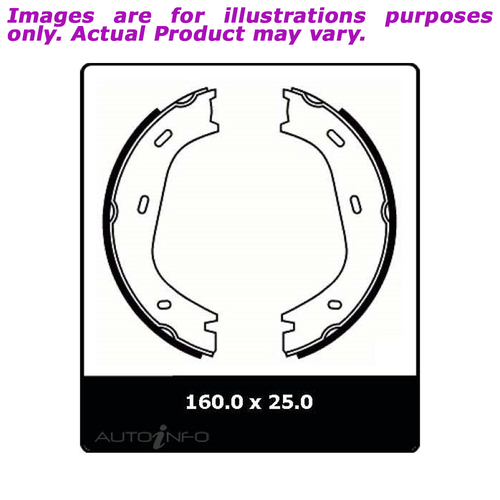 New PROTEX Parking Brake Shoe For MERCEDES BENZ 250 W123 W123 2.5L N1630